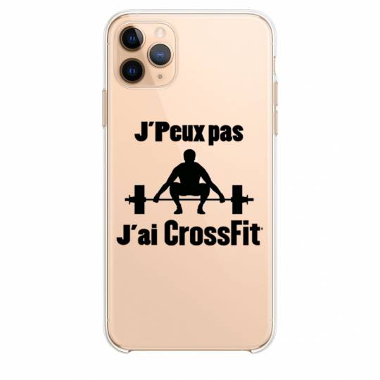 Coque transparente Iphone 11 (5,8") jpeux pas jai crossfit