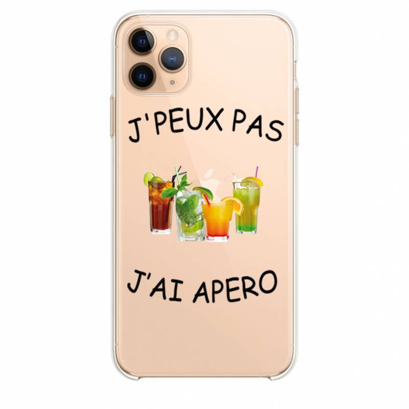 Coque transparente Iphone 11 (5,8") jpeux pas jai apero