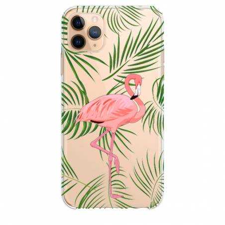 Coque transparente Iphone 11 (5,8") Flamant Rose