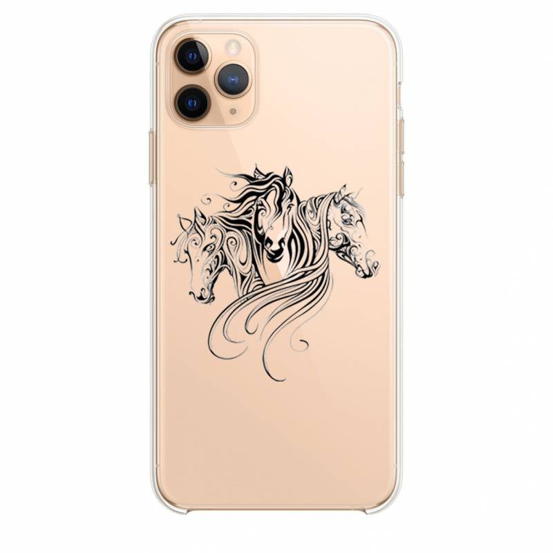 Coque transparente Iphone 11 (5,8") chevaux