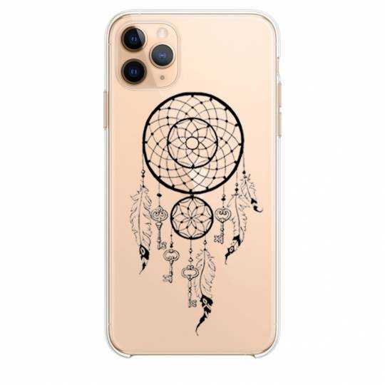 Coque transparente Iphone 11 Pro (6,1") feminine attrape reve cle