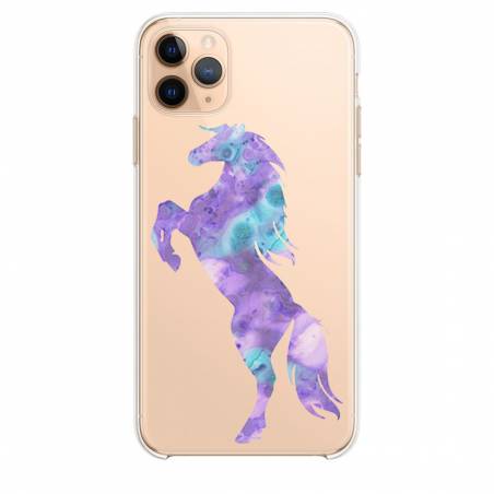 Coque transparente Iphone 11 Pro (6,1") Cheval Encre