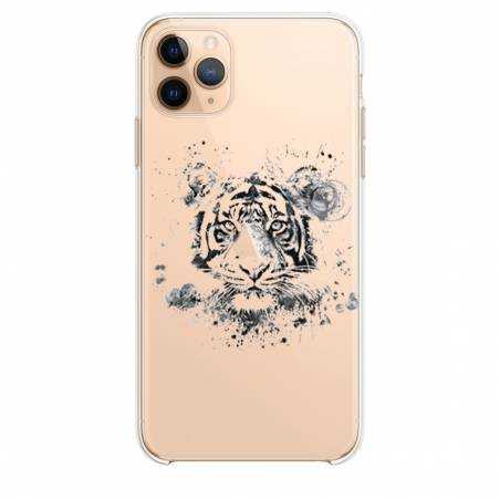 Coque transparente Iphone 11 Pro Max (6,5") tigre