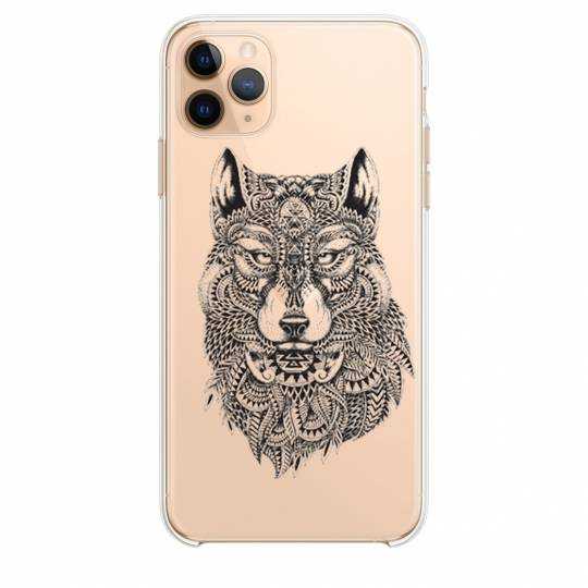 Coque transparente Iphone 11 Pro Max (6,5") loup