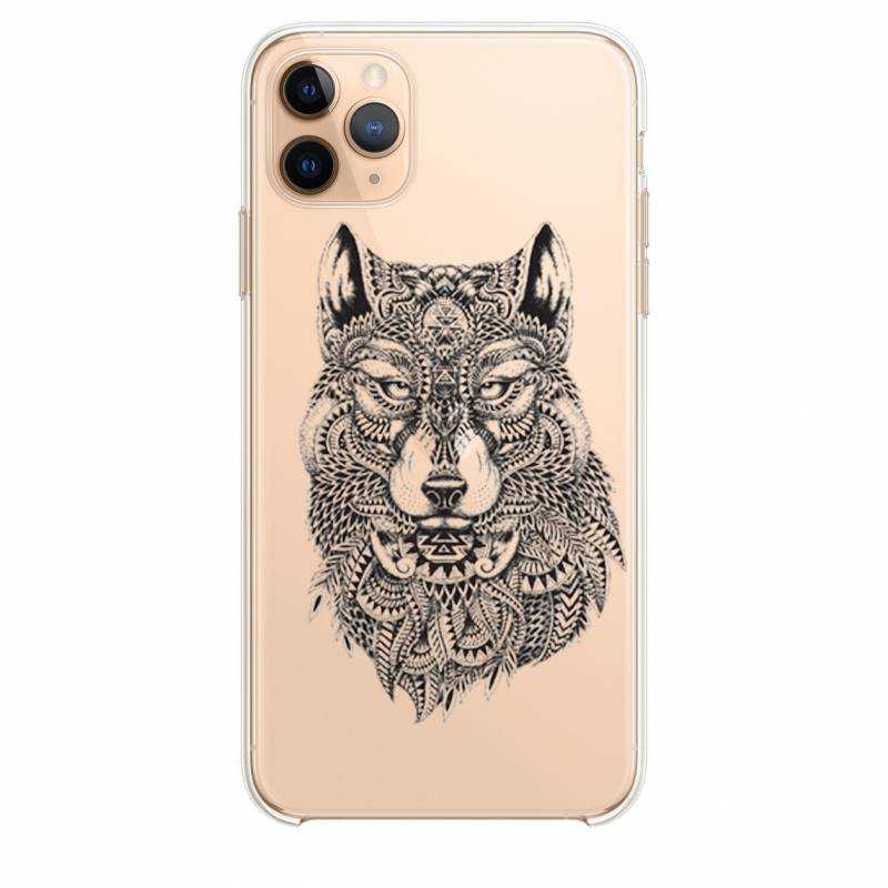 Coque transparente Iphone 11 Pro Max (6,5") loup