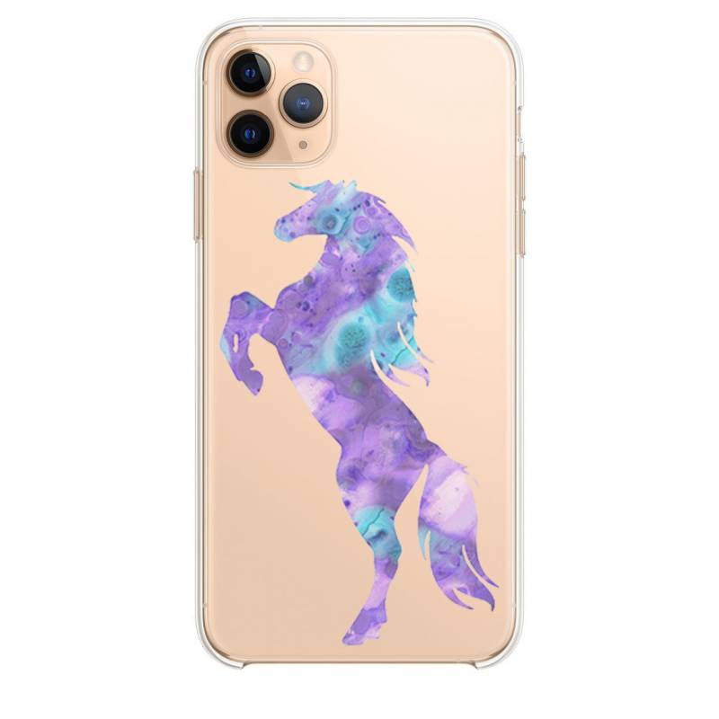 Coque transparente Iphone 11 Pro Max (6,5") Cheval Encre