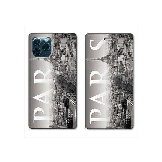 RV Housse cuir portefeuille Iphone 11 (5,8") France Paris Vintage