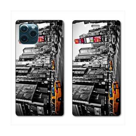 RV Housse cuir portefeuille Iphone 11 (5,8") Amerique USA New York Taxi