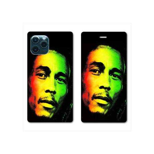RV Housse cuir portefeuille Iphone 11 (5,8") Bob Marley 2