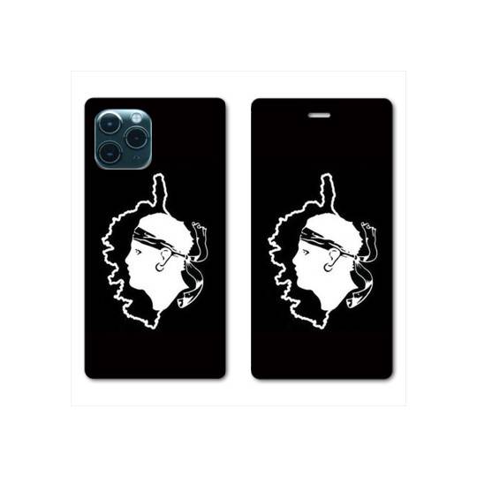 RV Housse cuir portefeuille Iphone 11 (5,8") Corse