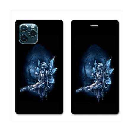 RV Housse cuir portefeuille Iphone 11 (5,8") Fee Bleu