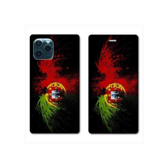 RV Housse cuir portefeuille Iphone 11 (5,8") Portugal Aigle