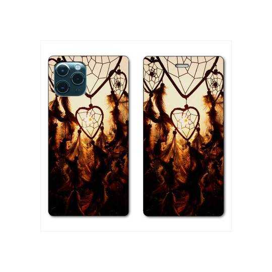 RV Housse cuir portefeuille Iphone 11 (5,8") attrape reve Noir