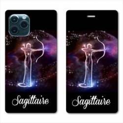 RV Housse cuir portefeuille Iphone 11 (5,8") signe zodiaque Sagittaire2