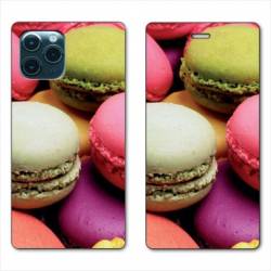 RV Housse cuir portefeuille Iphone 11 (5,8") Macaron
