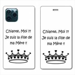 RV Housse cuir portefeuille Iphone 11 (5,8") Humour Moi chiante