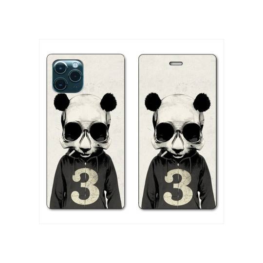 RV Housse cuir portefeuille Iphone 11 (5,8") Decale Panda
