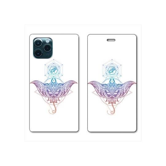 RV Housse cuir portefeuille Iphone 11 (5,8") Animaux Maori Raie color