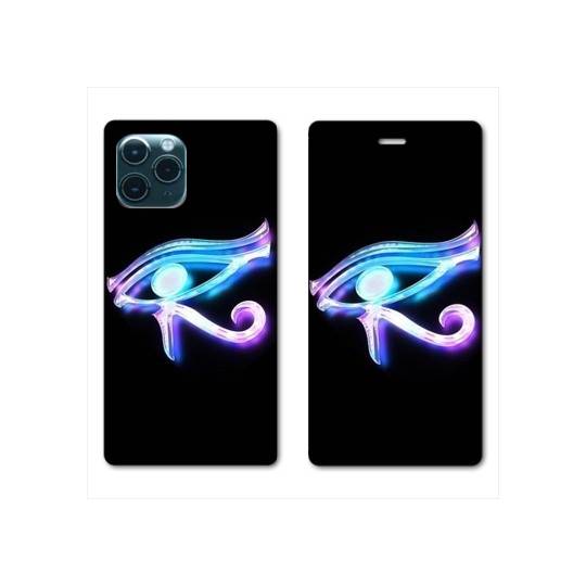 RV Housse cuir portefeuille Iphone 11 (5,8") Egypte Œil Orus
