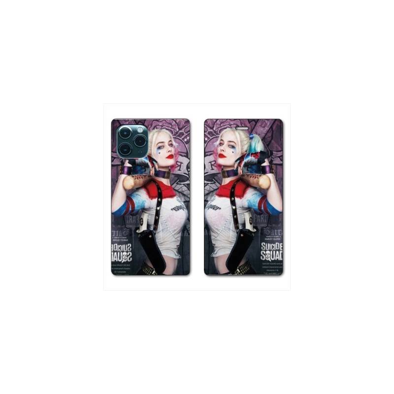 RV Housse cuir portefeuille Iphone 11 (5,8") Harley Quinn Batte