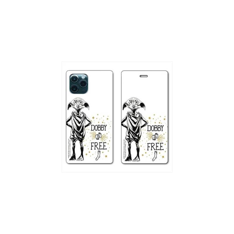 RV Housse cuir portefeuille Iphone 11 (5,8") WB License harry potter dobby Free B