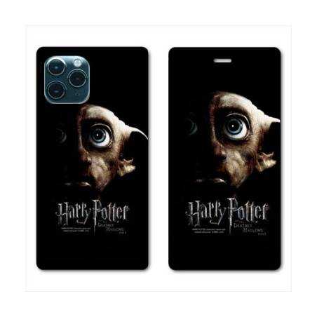 RV Housse cuir portefeuille Iphone 11 (5,8") WB License harry potter dobby Hollows