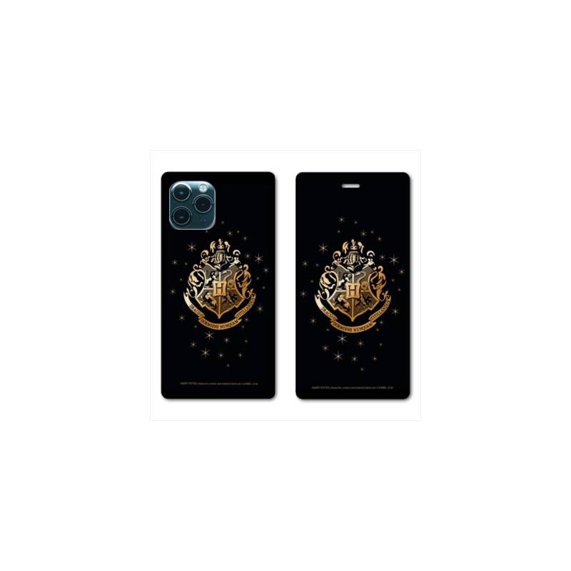 RV Housse cuir portefeuille Iphone 11 (5,8") WB License harry potter pattern Poudlard