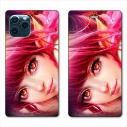 RV Housse cuir portefeuille Iphone 11 Pro (6,1") Manga Elfe