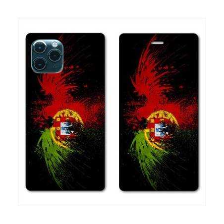 RV Housse cuir portefeuille Iphone 11 Pro (6,1") Portugal Aigle