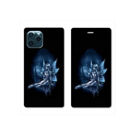 RV Housse cuir portefeuille Iphone 11 Pro Max (6,5") Fee Bleu