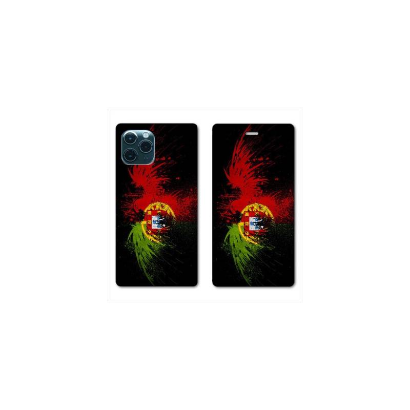 RV Housse cuir portefeuille Iphone 11 Pro Max (6,5") Portugal Aigle