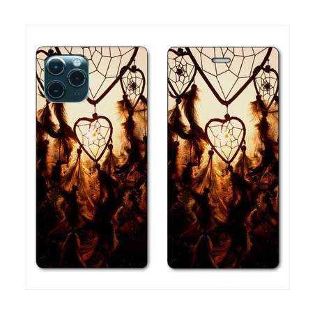 RV Housse cuir portefeuille Iphone 11 Pro Max (6,5") attrape reve Noir