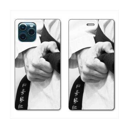 RV Housse cuir portefeuille Iphone 11 Pro Max (6,5") Judo Kimono