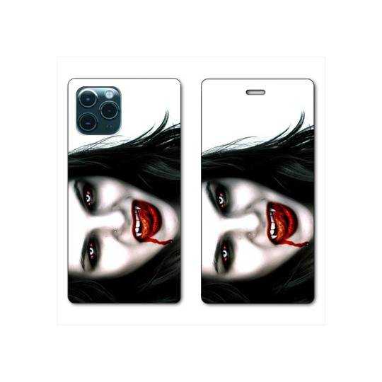 RV Housse cuir portefeuille Iphone 11 Pro Max (6,5") Vampire blanc