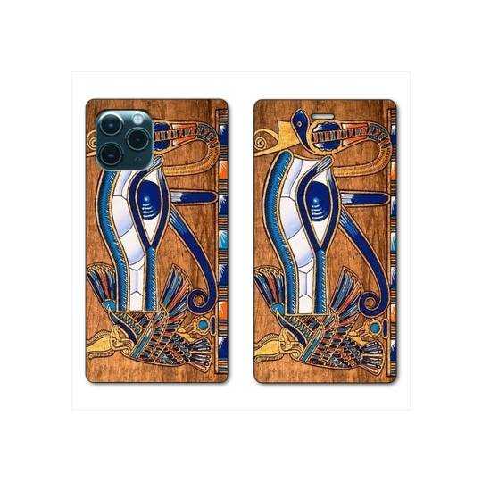 RV Housse cuir portefeuille Iphone 11 Pro Max (6,5") Egypte Papyrus