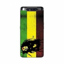 Coque Samsung Galaxy A80 Bob Marley Drapeau