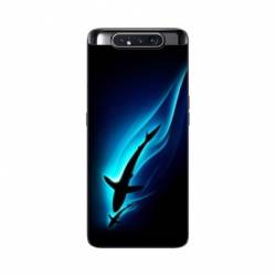 Coque Samsung Galaxy A80 Requin Noir