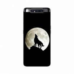 Coque Samsung Galaxy A80 Loup Noir