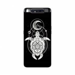 Coque Samsung Galaxy A80 Animaux Maori Tortue noir