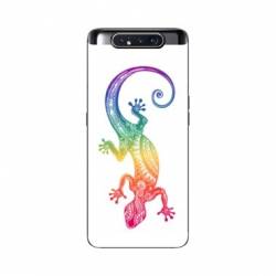 Coque Samsung Galaxy A80 Animaux Maori Salamandre color