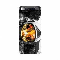Coque Samsung Galaxy A80 pompier casque feu