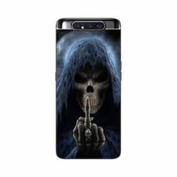 Coque Samsung Galaxy A80 tete de mort Doigt