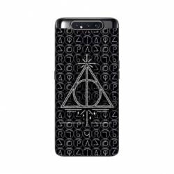 Coque Samsung Galaxy A80 WB License harry potter pattern triangle noir