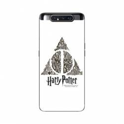 Coque Samsung Galaxy A80 WB License harry potter pattern triangle Blanc