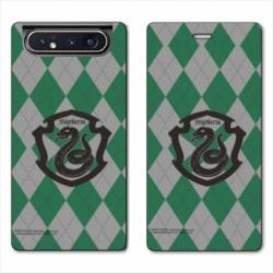 Housse cuir portefeuille Samsung Galaxy A80 WB License harry potter ecole Slytherin