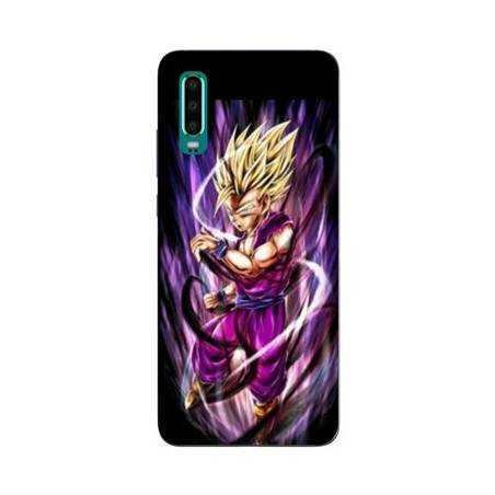 Coque Huawei P30 Manga Dragon Ball Sangohan violet