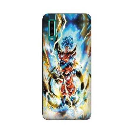 Coque Huawei P30 Manga Dragon Ball Sangoku Blanc