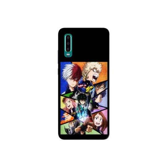 Coque Huawei P30 Manga My hero acadamia noir