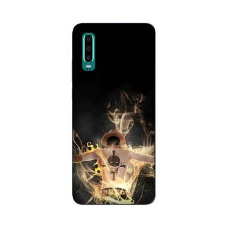 Coque Huawei P30 Manga One Piece Ace noir