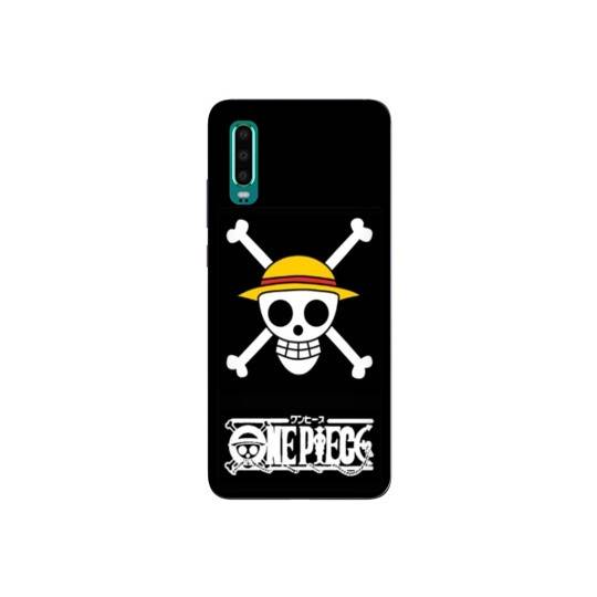 Coque Huawei P30 Manga One Piece tete de mort